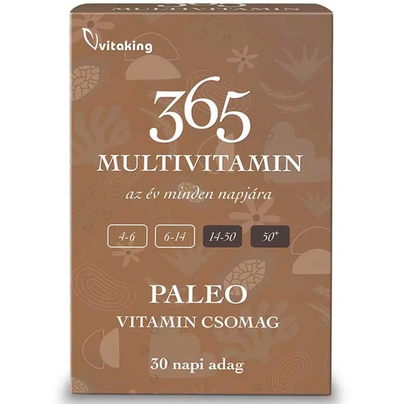Vitaking 365 Multivitamin Paleo vitamin csomag – 30db